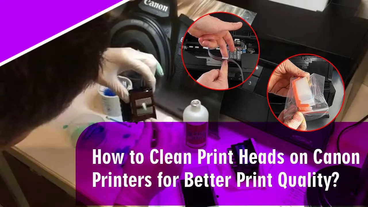 Clean Print Heads on Canon Printer