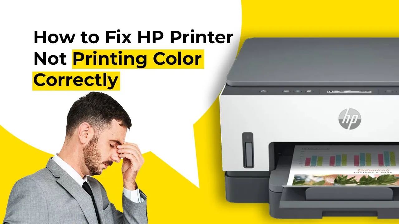 HP Printer Not Printing Color