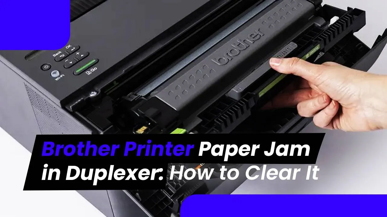 Brother Printer Paper Jam in Duplexer