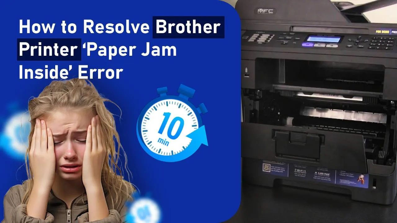 Brother printer paper jam inside