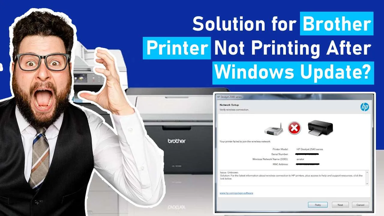 Brother Printer Not Printing After Windows Update