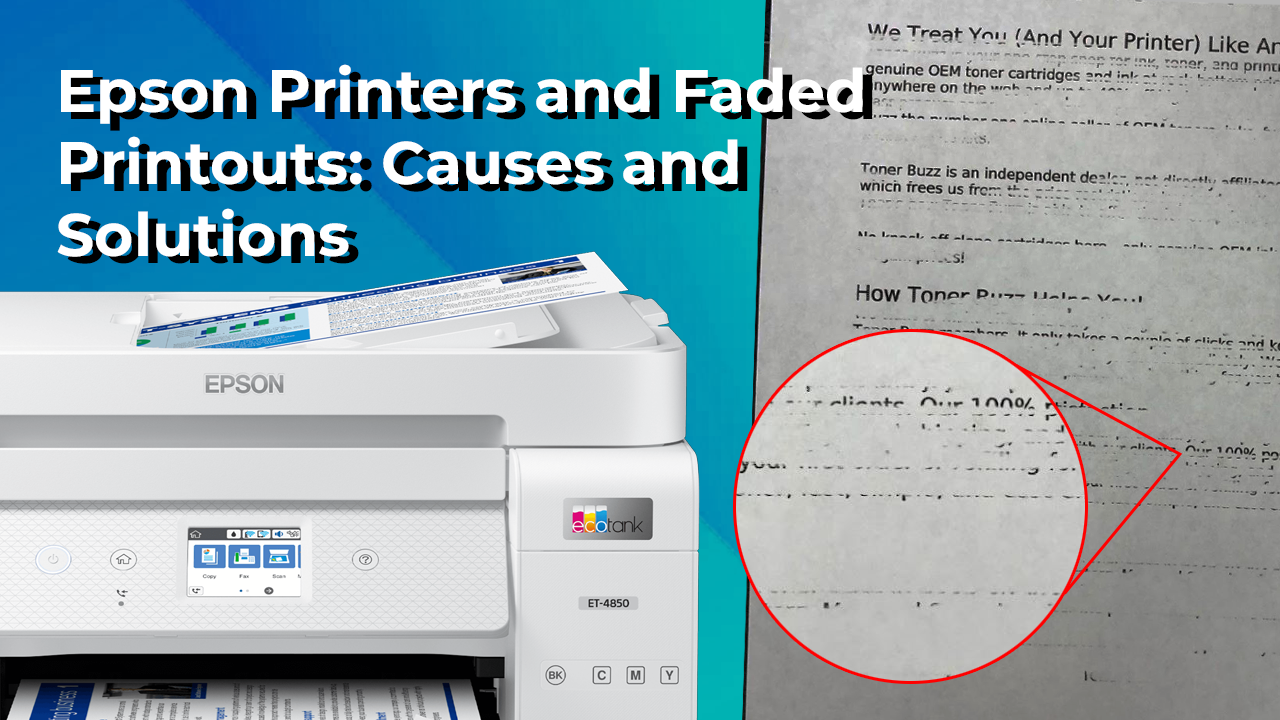 Epson Printers and Faded Printouts