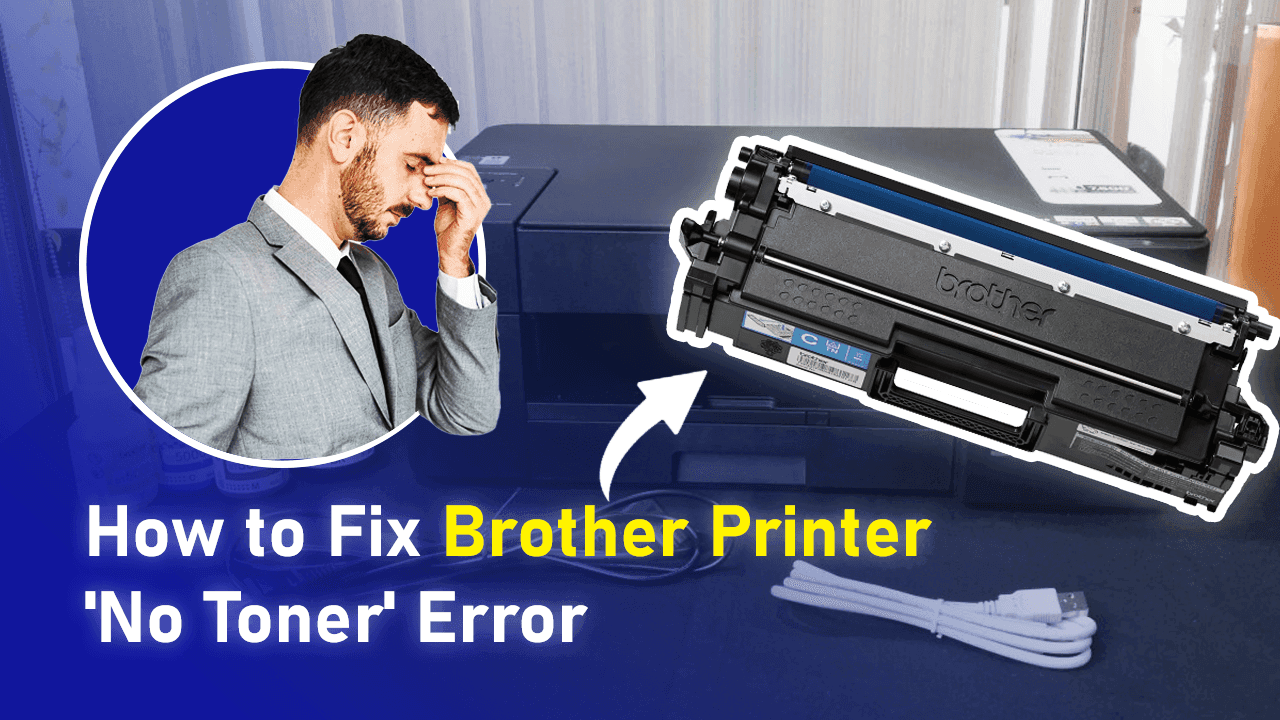 brother printer no toner