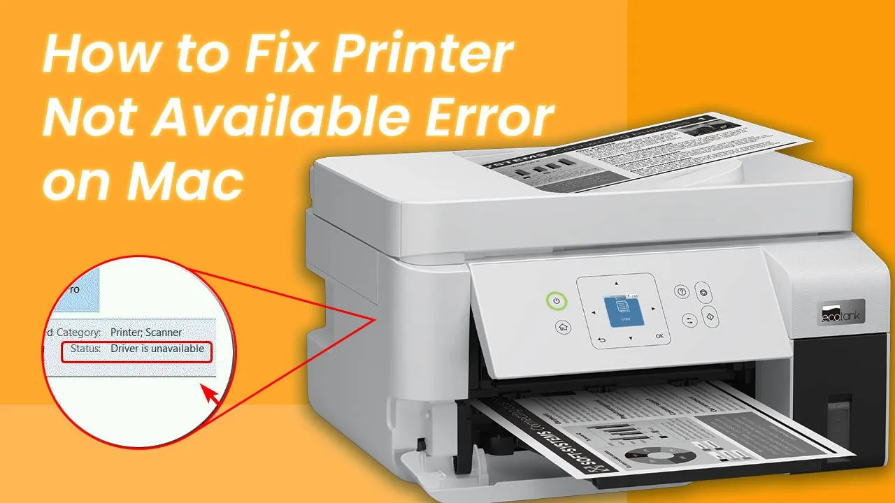 Printer Not Available Error