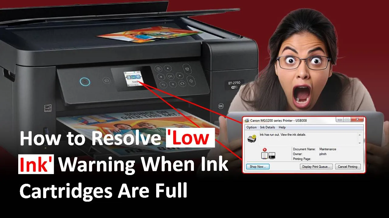 Printer Low Ink Warning