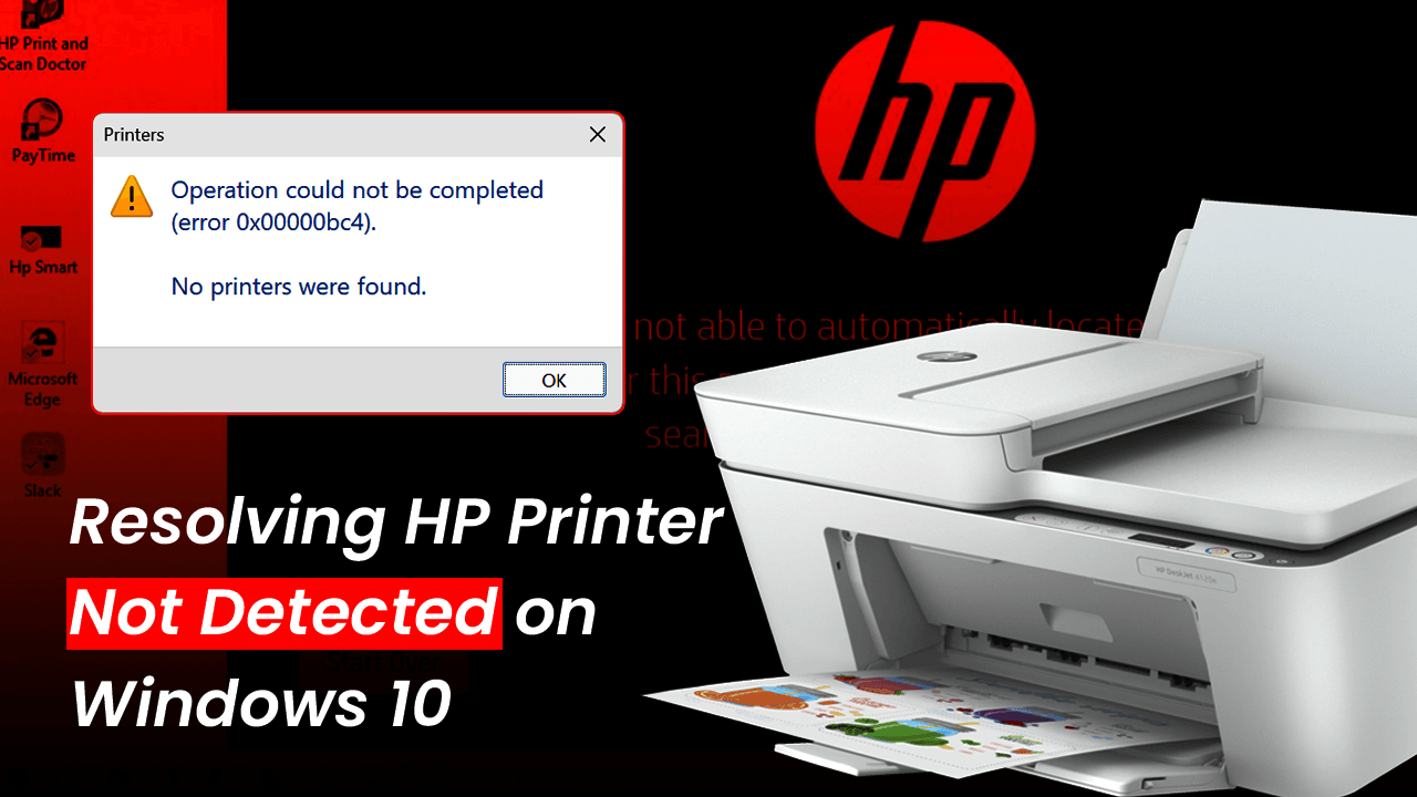 HP Printer Not Detected