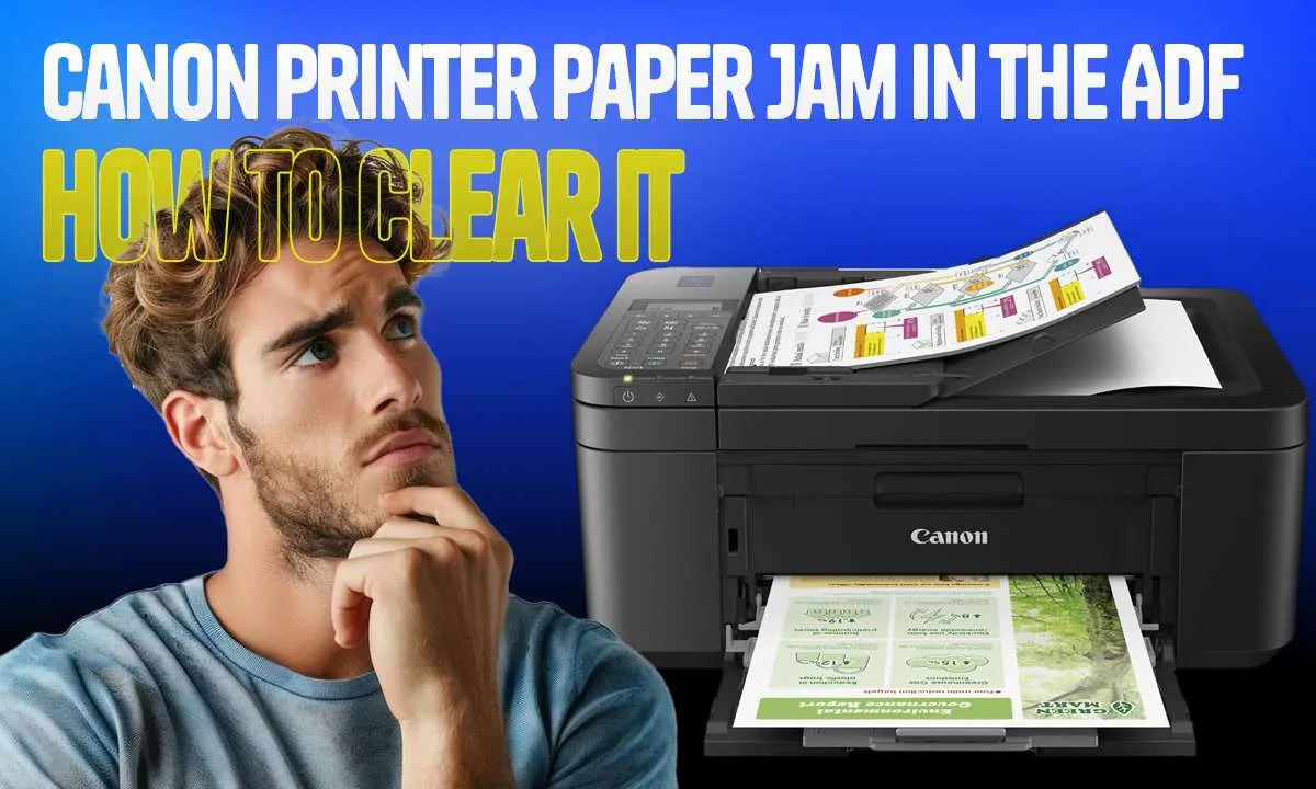 Canon Printer Paper Jam in the ADF