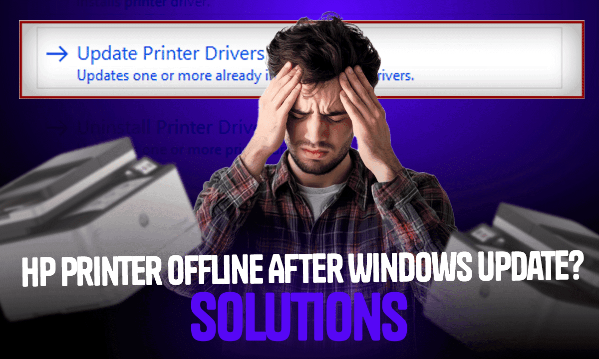 HP Printer Offline After Windows Update