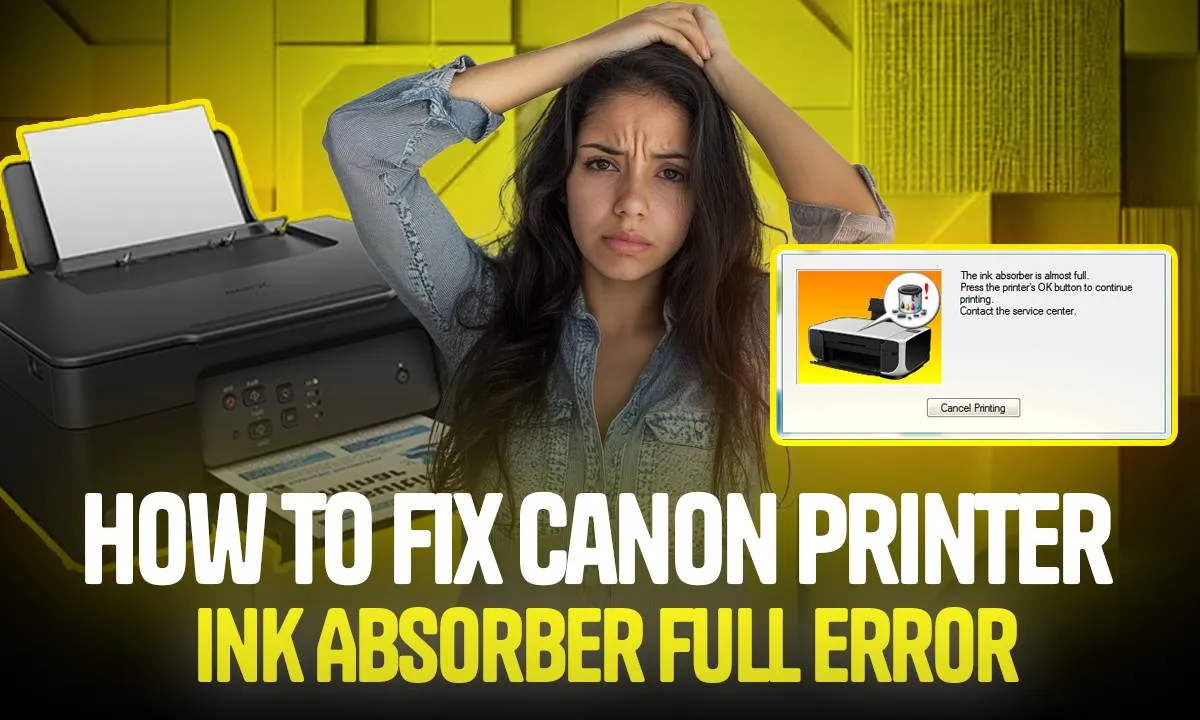 Canon Printer Ink Absorber Full Error