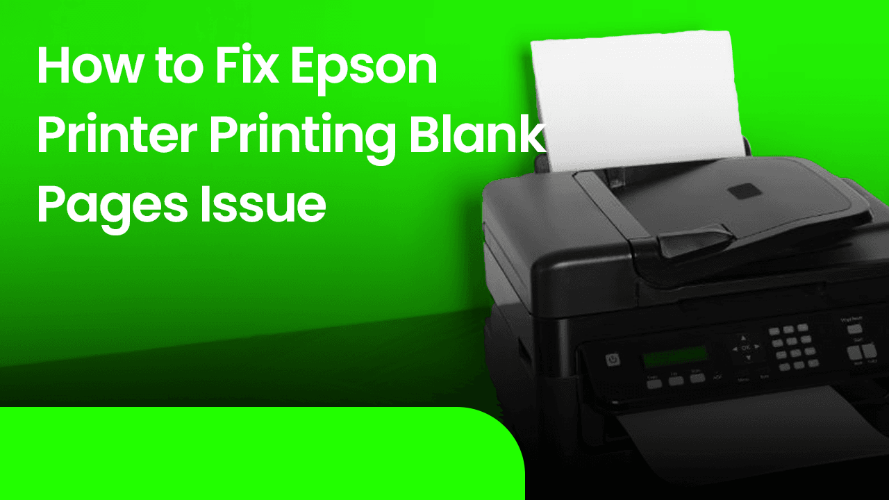 epson printer printing blank pages