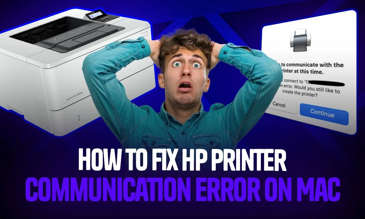 HP Printer Communication Error