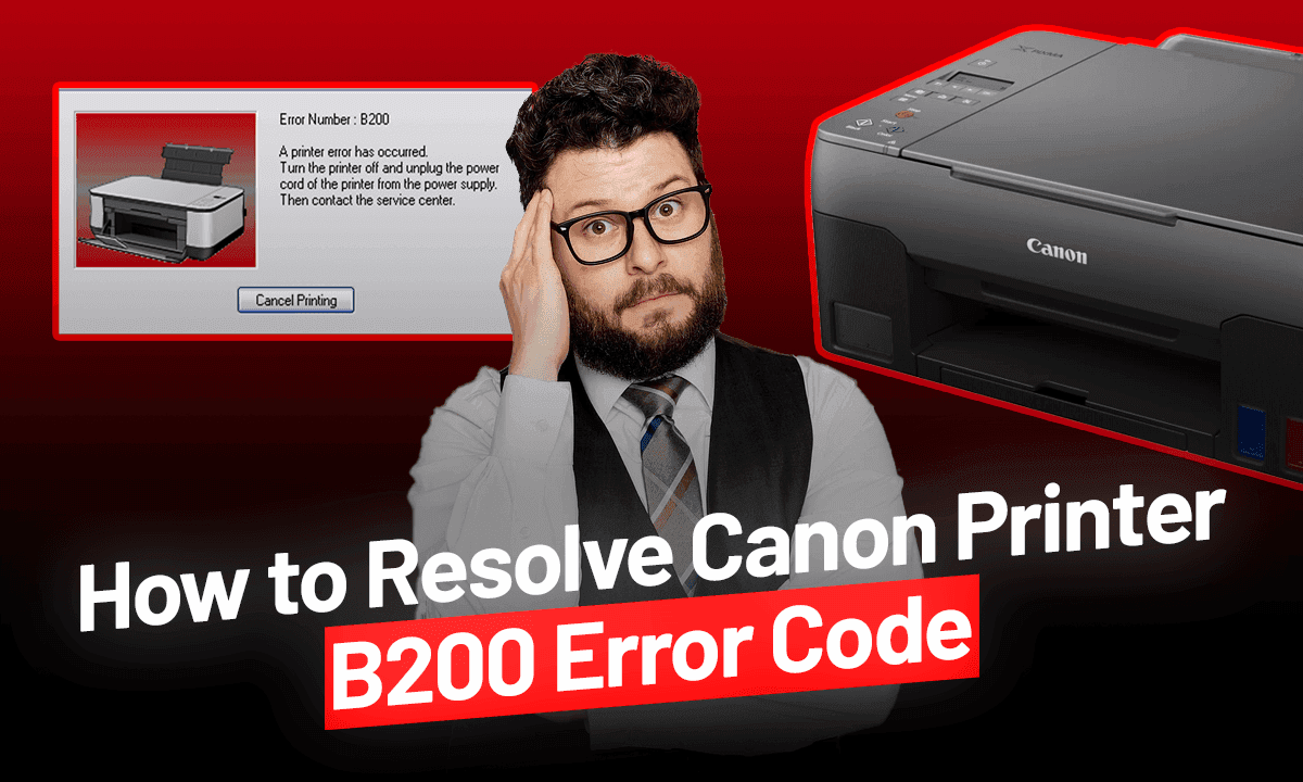 canon printer b200 error