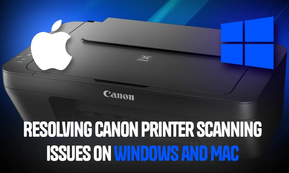 canon scanner not working