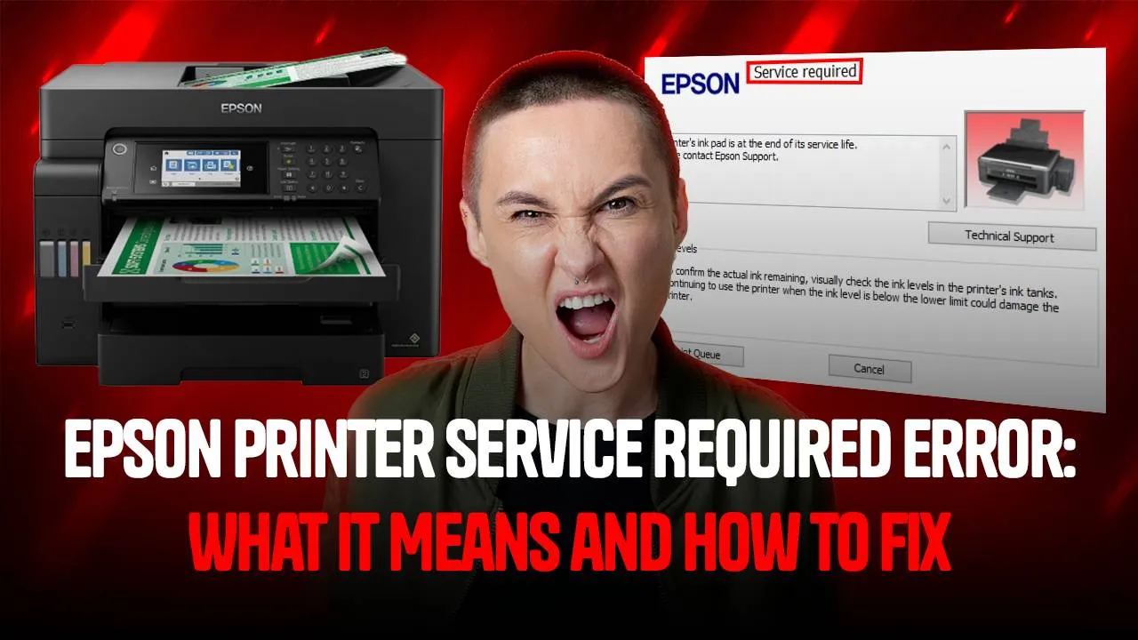 Epson Printer Service Required Error