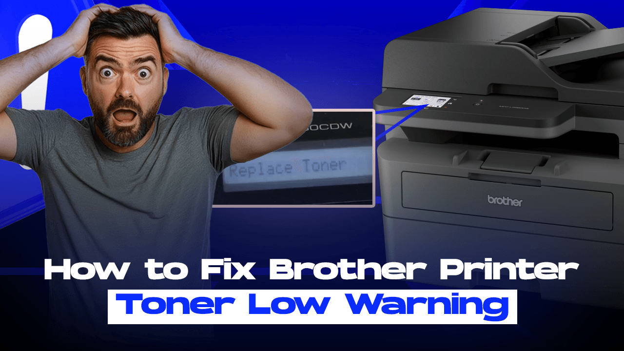 Brother Printer Toner Low Warning