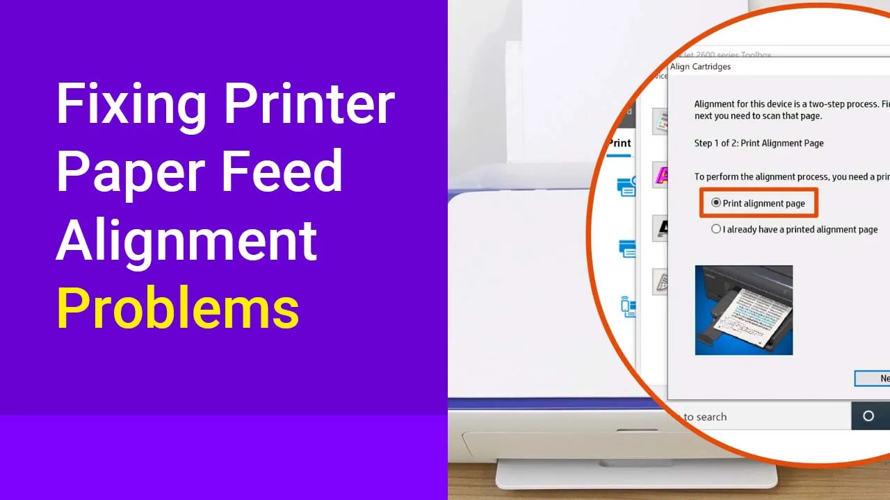 Printer Paper Feed Alignment Problems