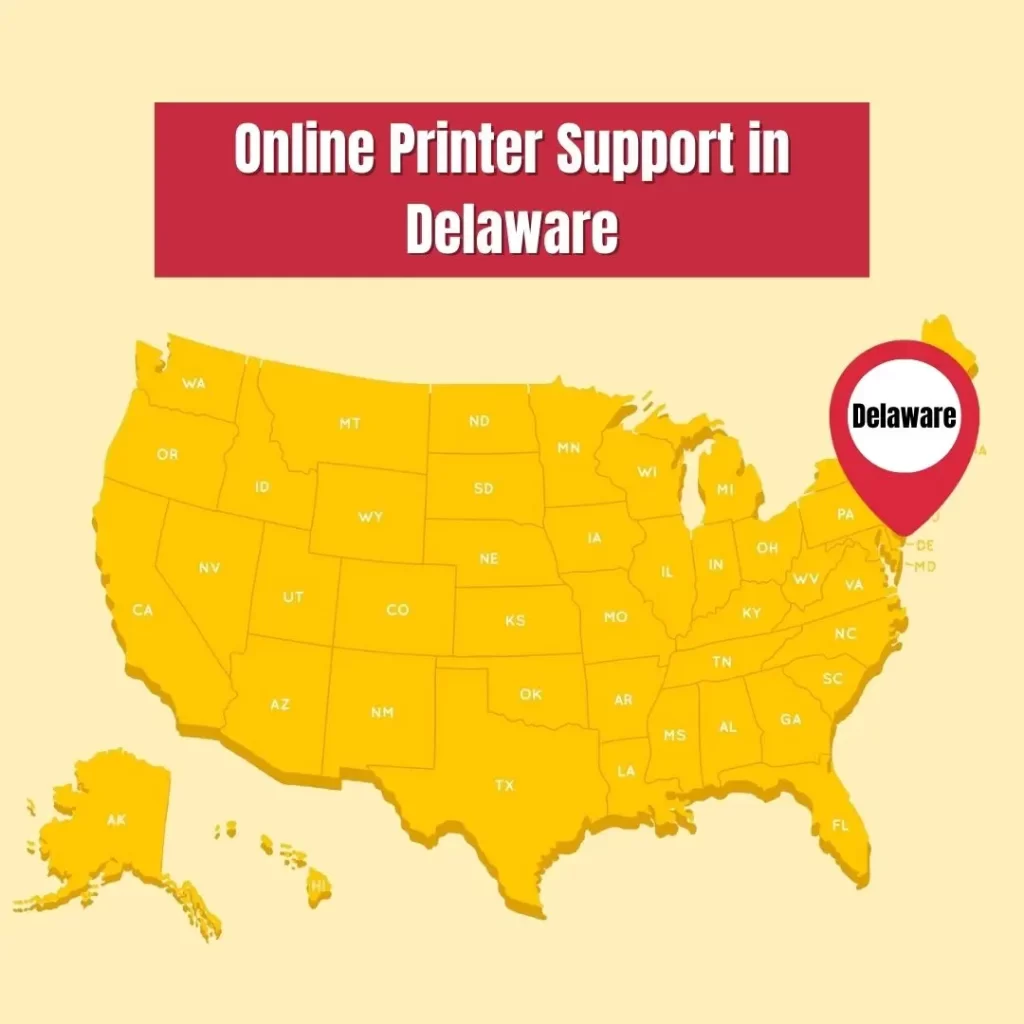 Online Printer Support Service in Delaware