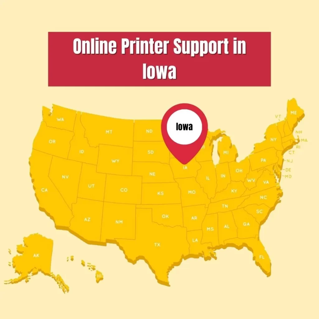 Online Printer Support Service in Iowa