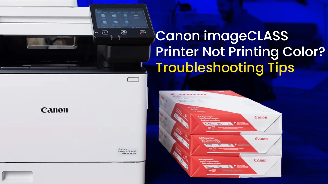 Canon imageCLASS not printing color